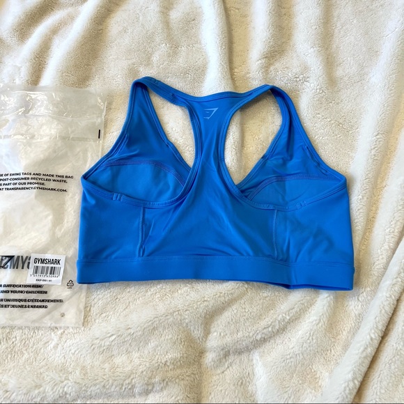Gymshark Mesh Sports Bra - Whitney Simmons V4 - optimist blue - Picture 2 of 8